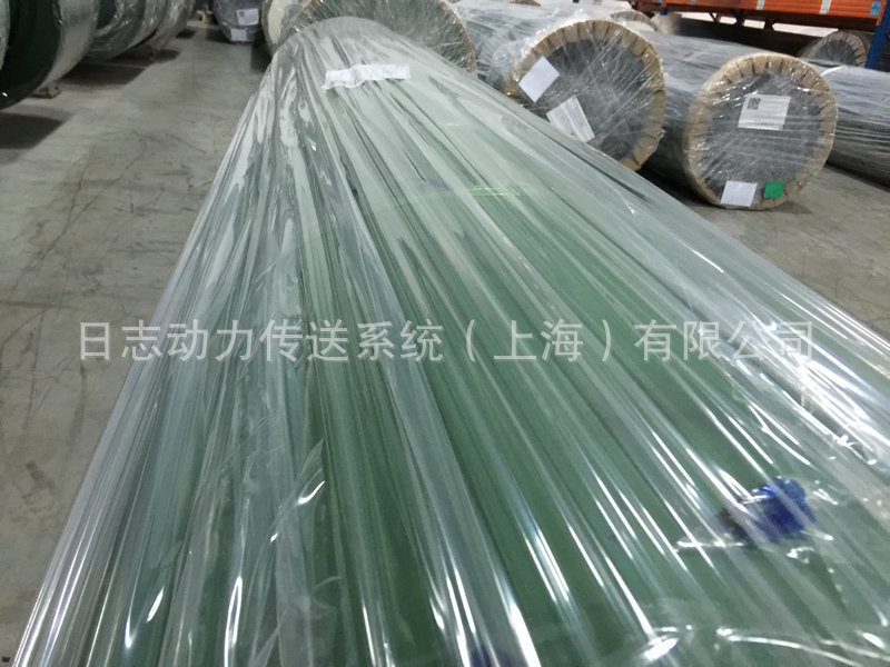 PVC輸送帶綠格子紋573650 Flexam EF 102